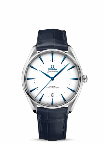 Omega Seamaster Master Co-Axial 39.5 Singapore Edition Stainless Steel / White / Alligator 511.13.40.20.04.002 (51113402004002, City Edition Singapore)
